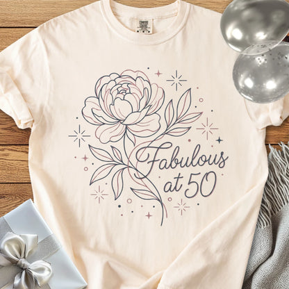 Fabulous at 50 - Premium 50th Birthday T-Shirt