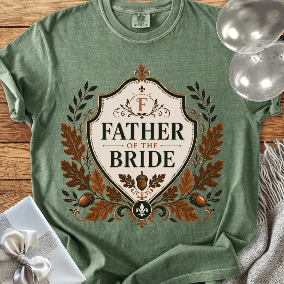 Father of the Bride - Premium Wedding T-Shirt