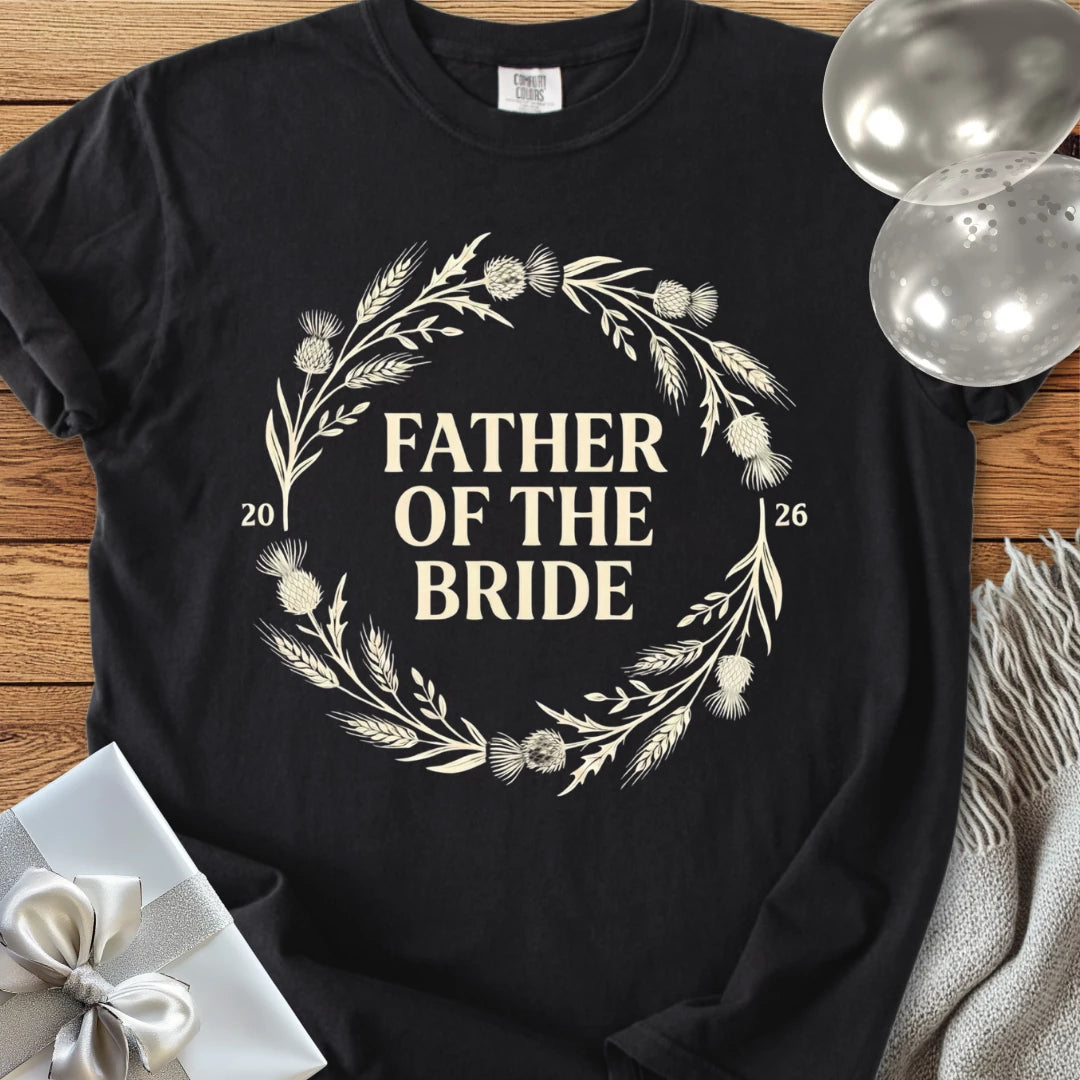 Father of the Bride 2026 - Premium Wedding T-Shirt