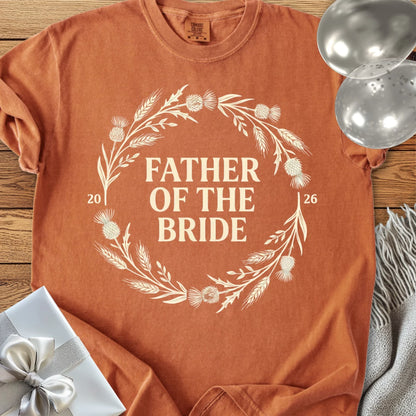 Father of the Bride 2026 - Premium Wedding T-Shirt