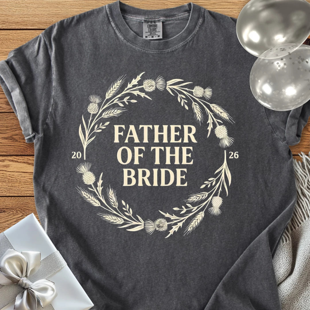 Father of the Bride 2026 - Premium Wedding T-Shirt