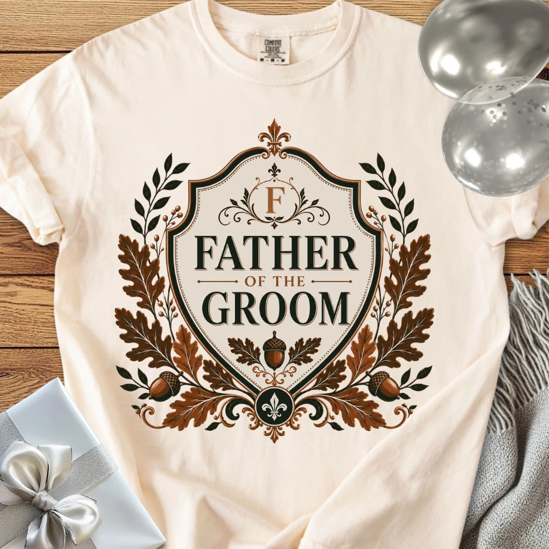 Father of the Groom - Premium Wedding T-Shirt