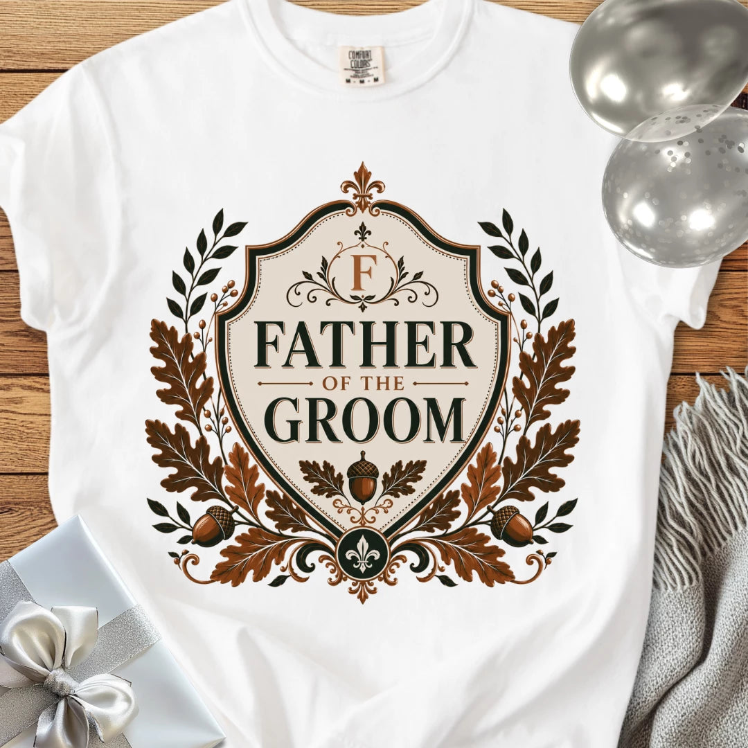 Father of the Groom - Premium Wedding T-Shirt