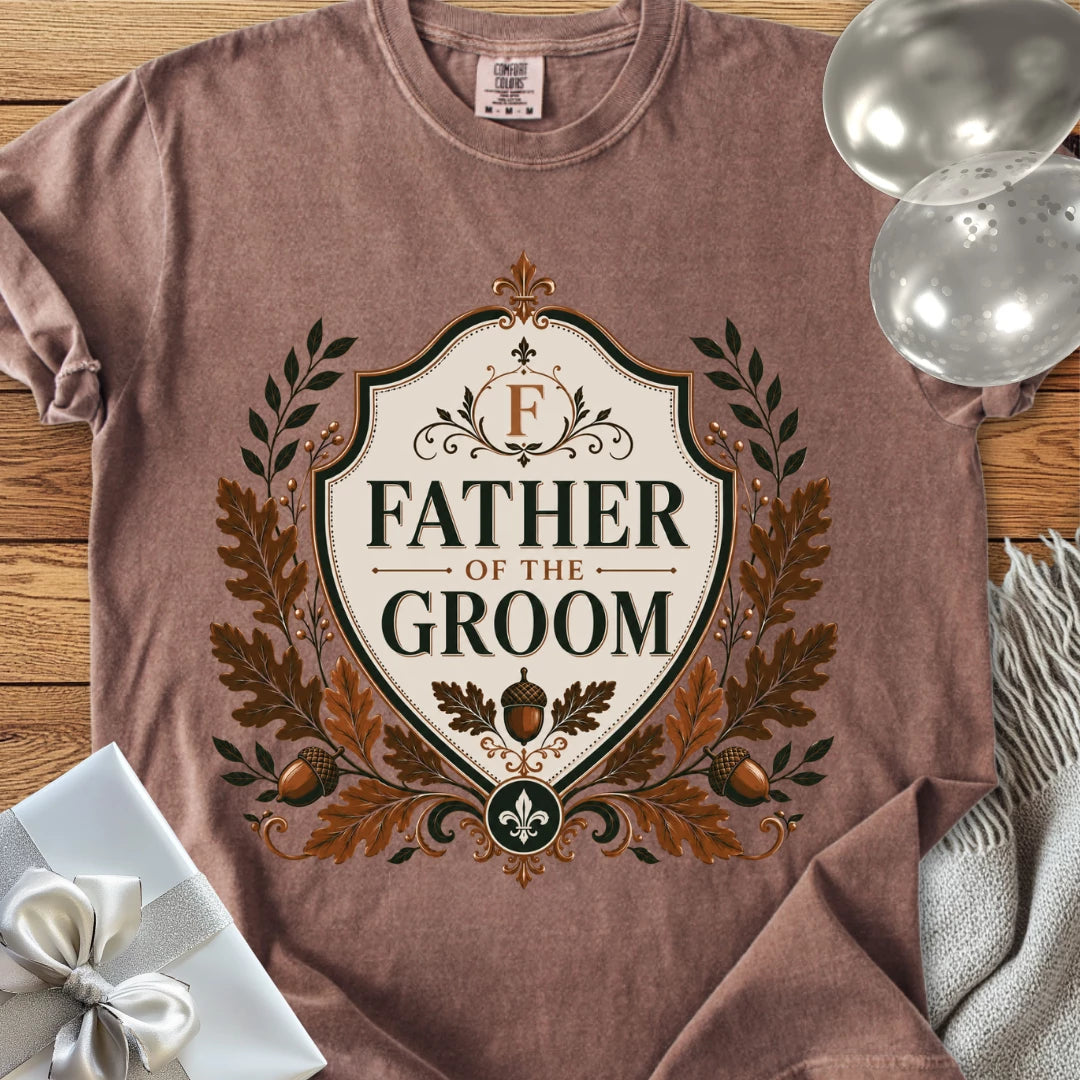 Father of the Groom - Premium Wedding T-Shirt