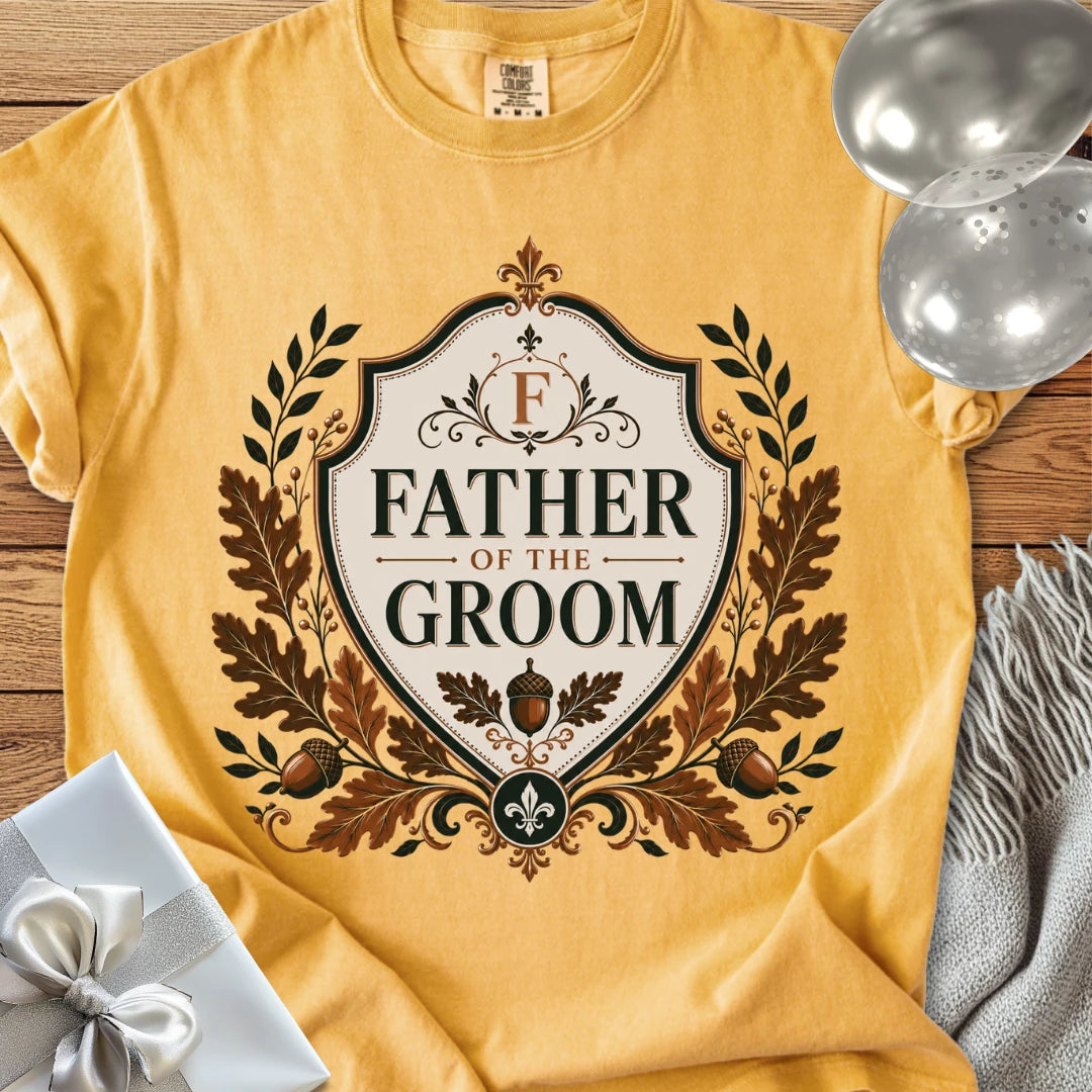 Father of the Groom - Premium Wedding T-Shirt