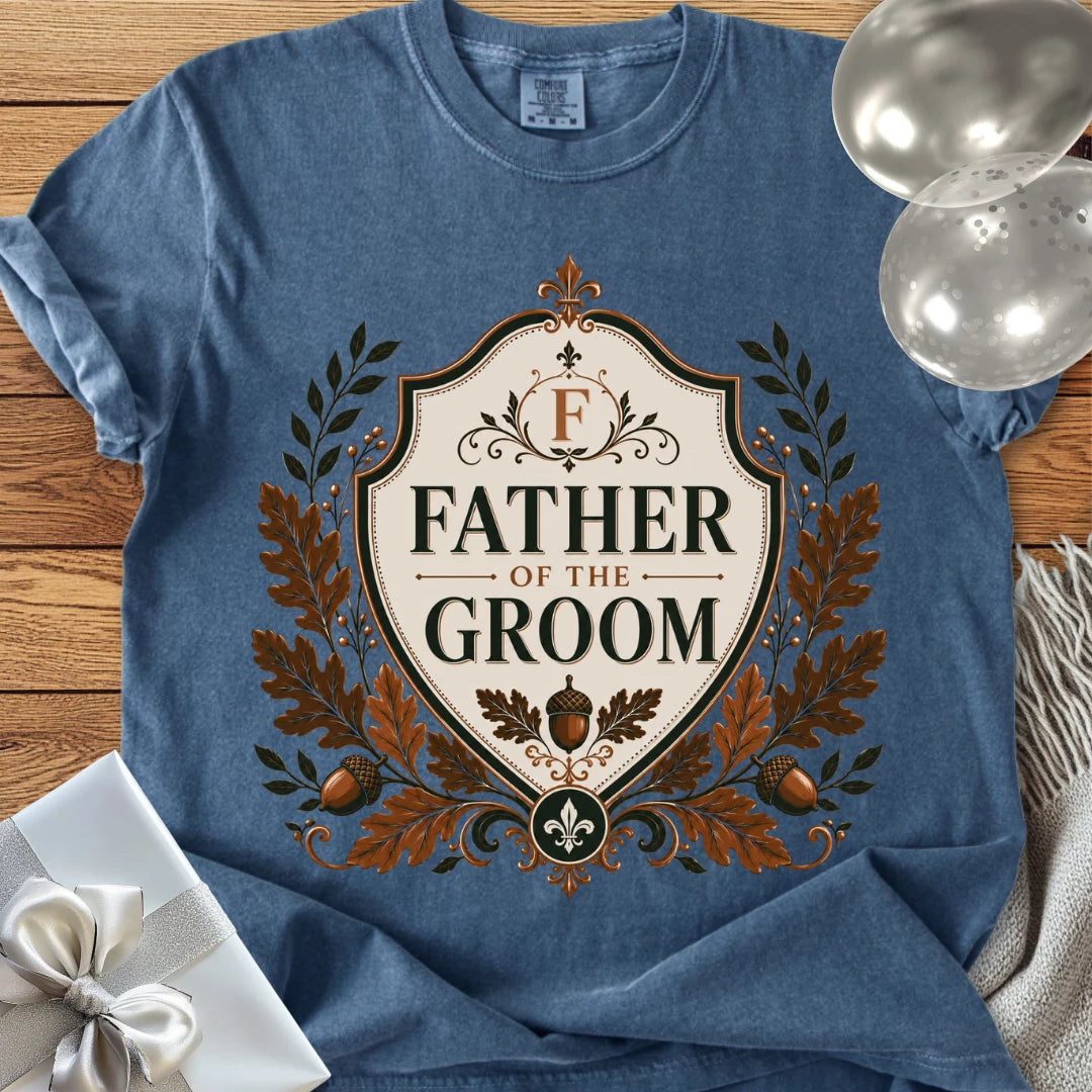 Father of the Groom - Premium Wedding T-Shirt