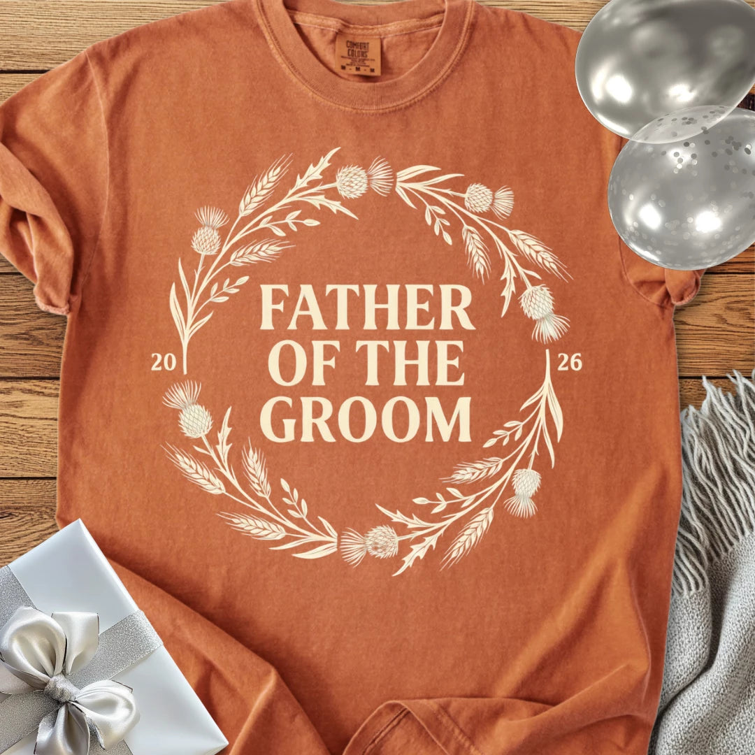 Father of the Groom 2026 - Premium Wedding T-Shirt