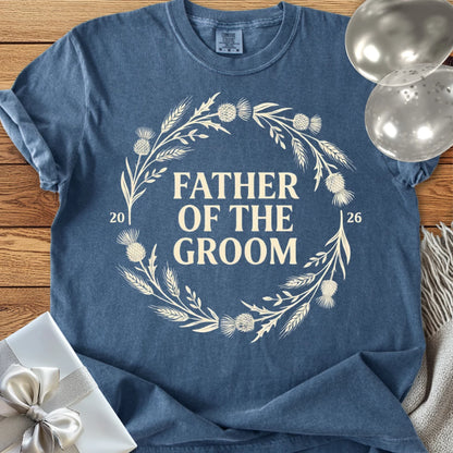 Father of the Groom 2026 - Premium Wedding T-Shirt