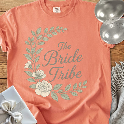 The Bride Tribe - Premium Floral Bridal Party T-Shirt