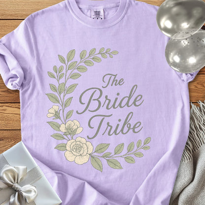 The Bride Tribe - Premium Floral Bridal Party T-Shirt