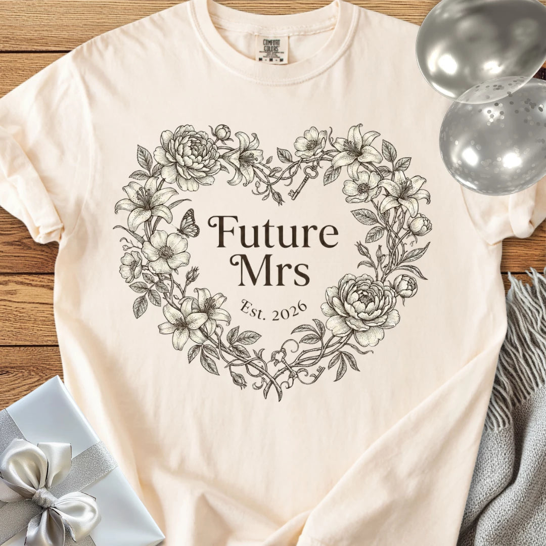 Future Mrs, Est. 2026 -  Premium Engagement/Wedding T-Shirt