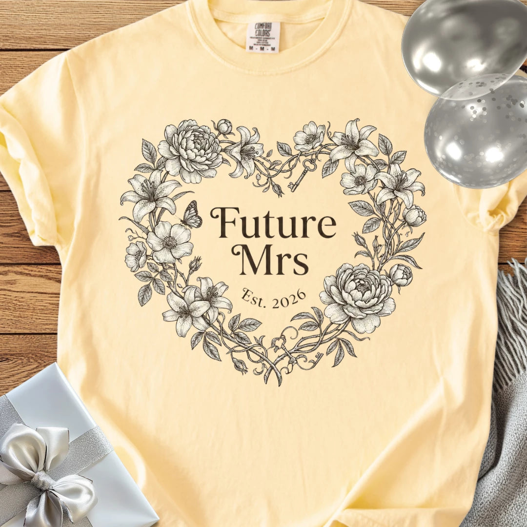 Future Mrs, Est. 2026 -  Premium Engagement/Wedding T-Shirt