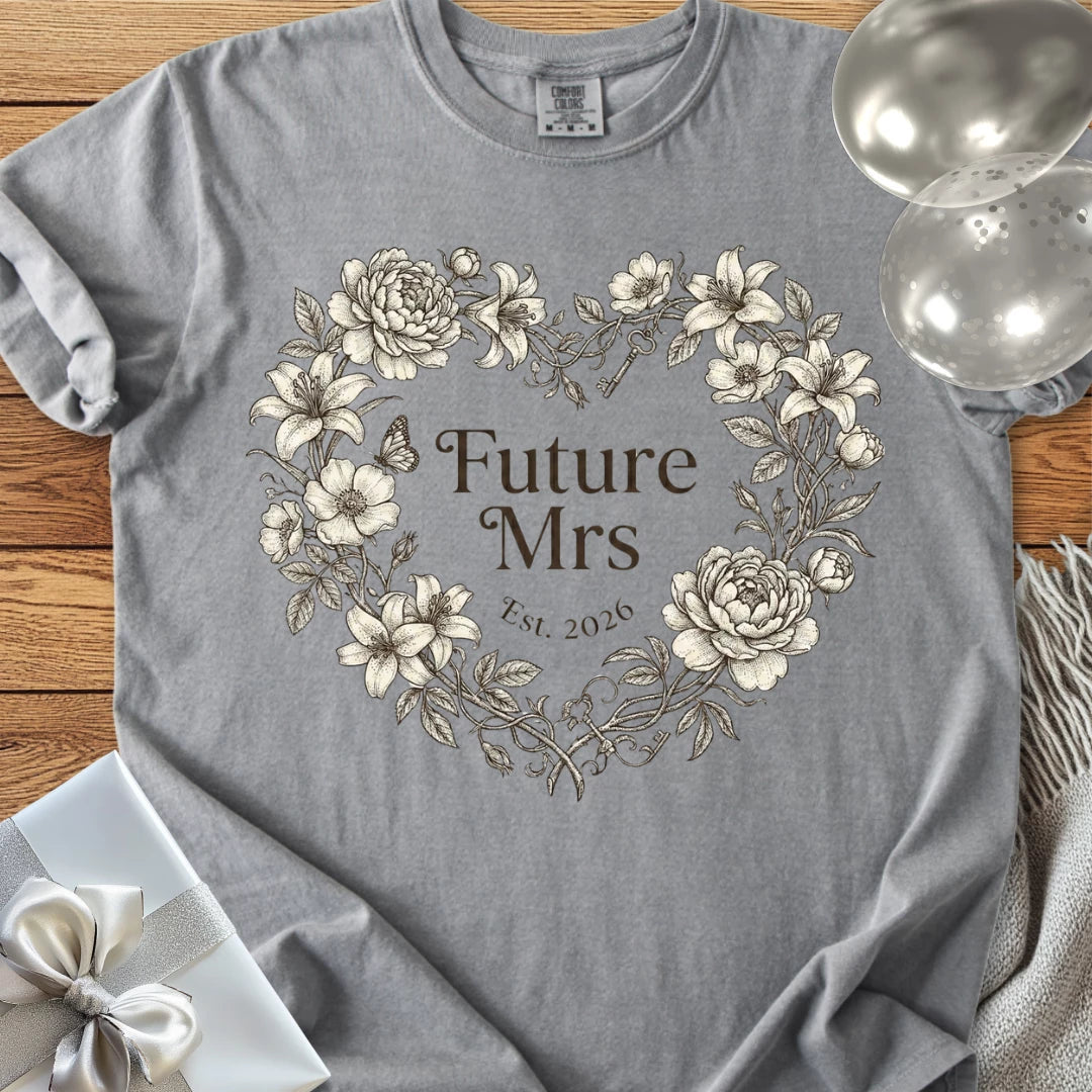 Future Mrs, Est. 2026 -  Premium Engagement/Wedding T-Shirt