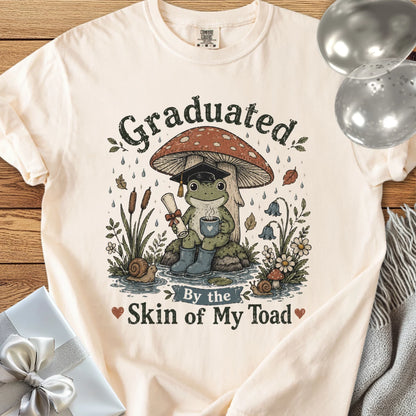 Graduated by the Skin of My Toad - Premium Graduation T-Shirt