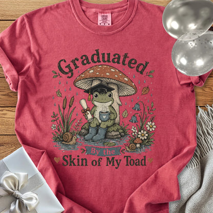 Graduated by the Skin of My Toad - Premium Graduation T-Shirt