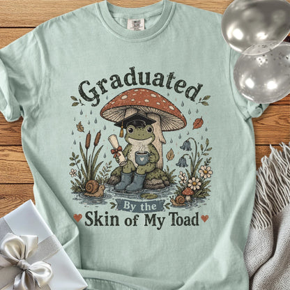 Graduated by the Skin of My Toad - Premium Graduation T-Shirt