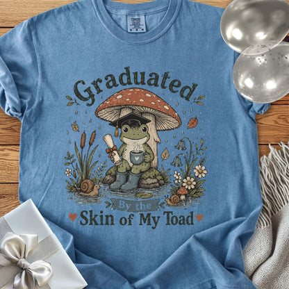 Graduated by the Skin of My Toad - Premium Graduation T-Shirt