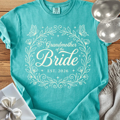 Grandmother of the Bride, Est 2026 - Premium Wedding T-Shirt