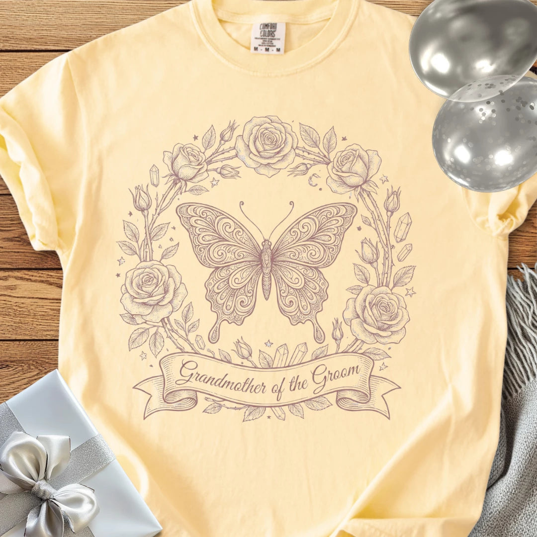 Grandmother of the Groom - Bridal Party T-Shirt