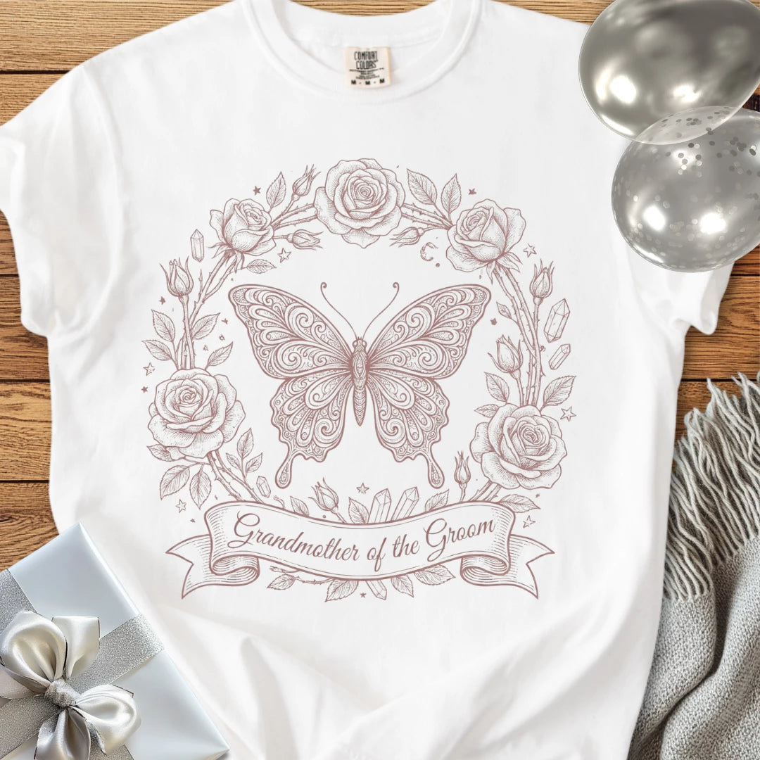 Grandmother of the Groom - Bridal Party T-Shirt