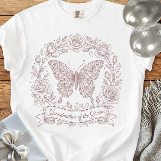 Grandmother of the Groom - Bridal Party T-Shirt