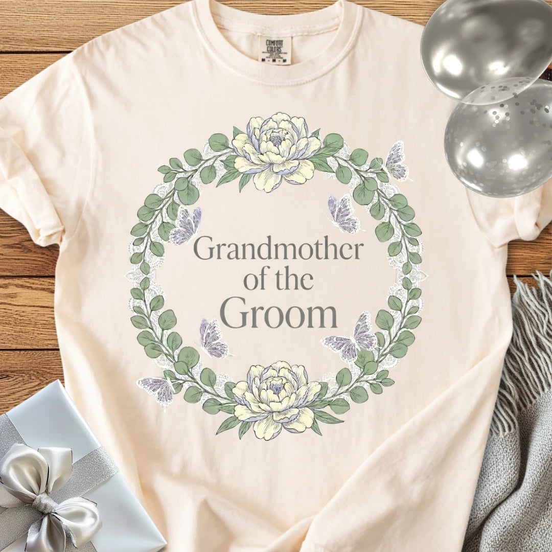 Grandmother of the Groom - Premium Bridal Party T-Shirt