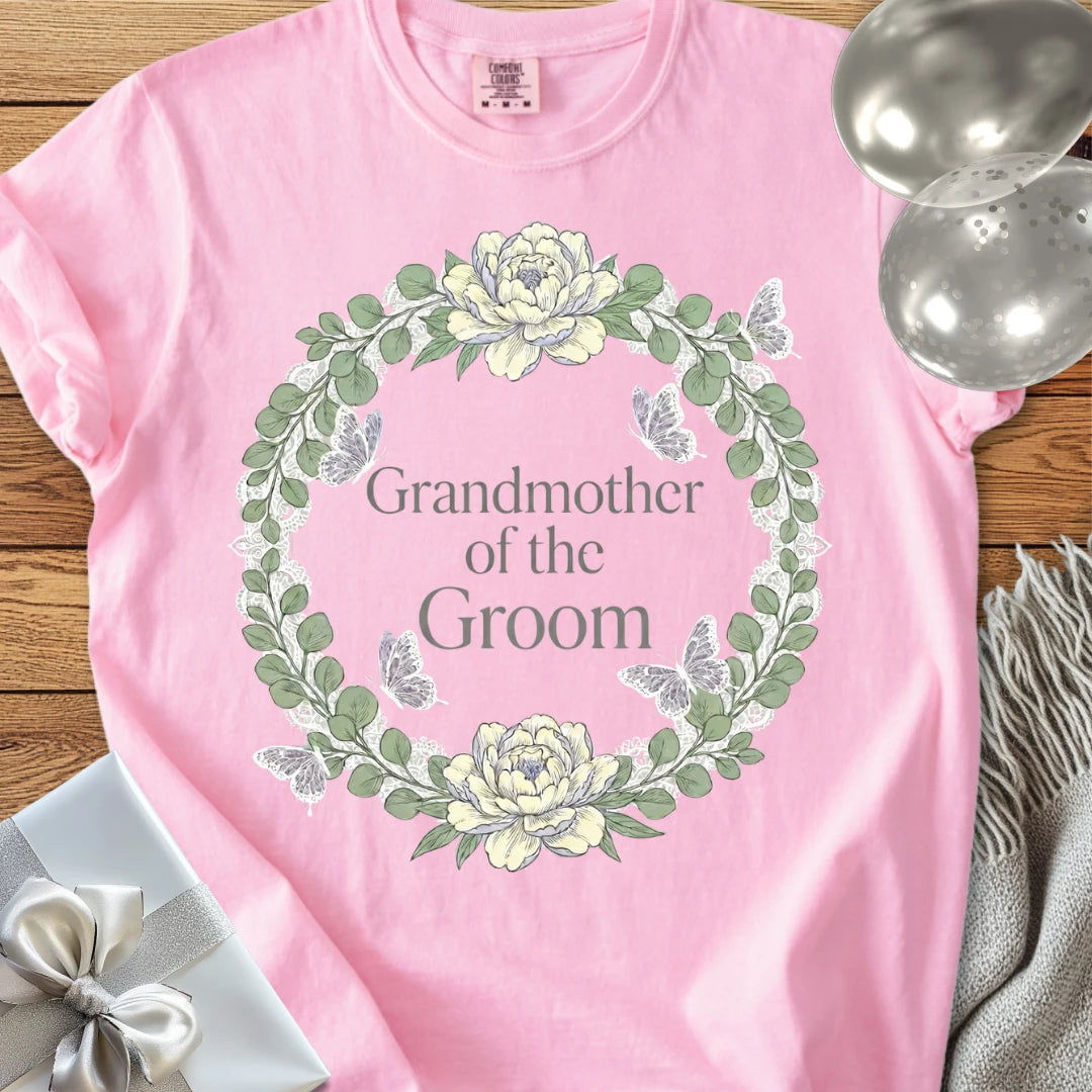 Grandmother of the Groom - Premium Bridal Party T-Shirt