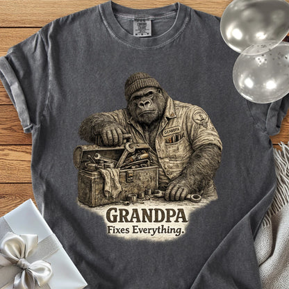 Grandpa Fixes Everything - Premium T-Shirt