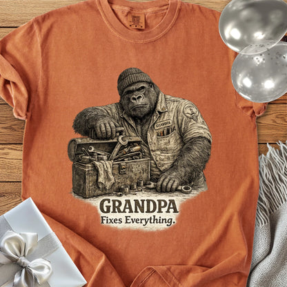 Grandpa Fixes Everything - Premium T-Shirt