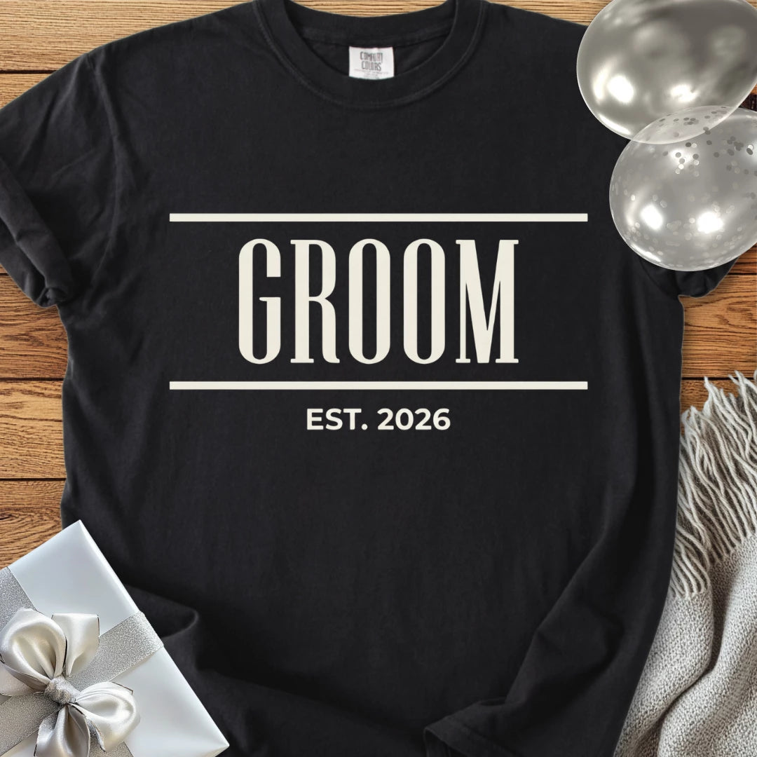 Groom 2026 - Premium Wedding T-Shirt