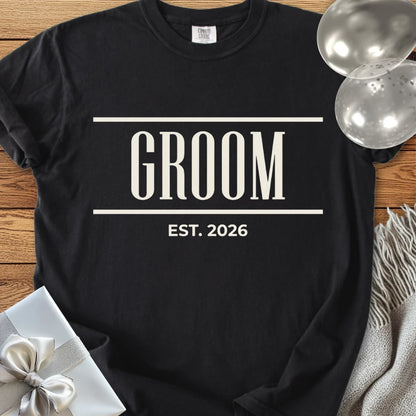 Groom 2026 - Premium Wedding T-Shirt