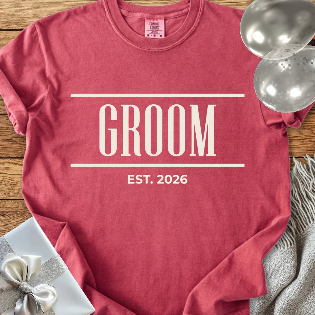 Groom 2026 - Premium Wedding T-Shirt