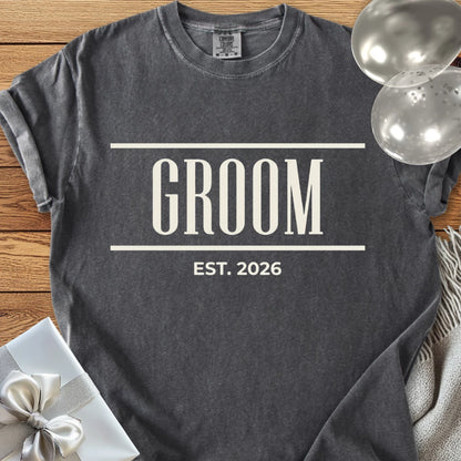 Groom 2026 - Premium Wedding T-Shirt