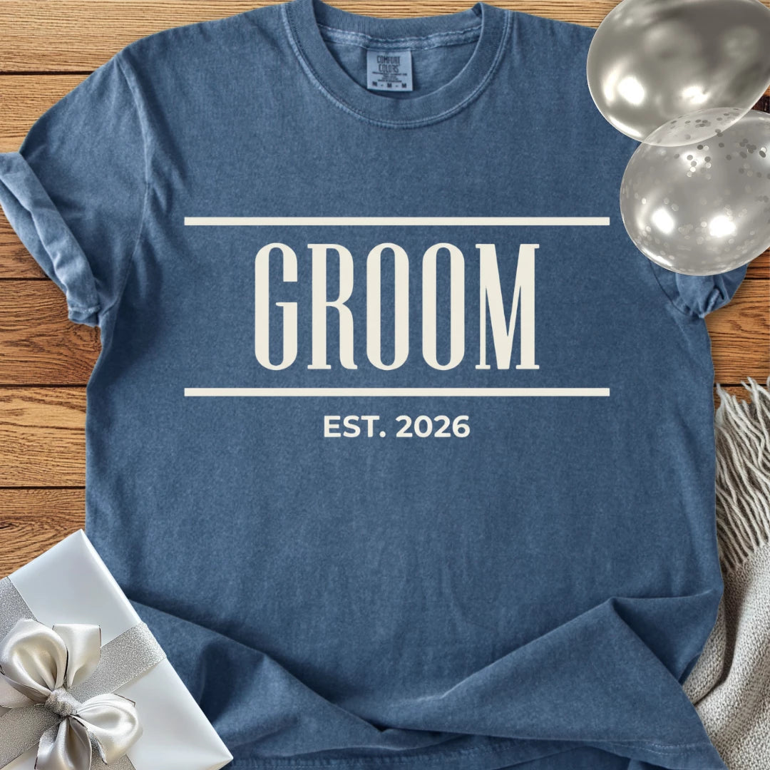 Groom 2026 - Premium Wedding T-Shirt