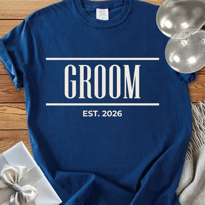 Groom 2026 - Premium Wedding T-Shirt