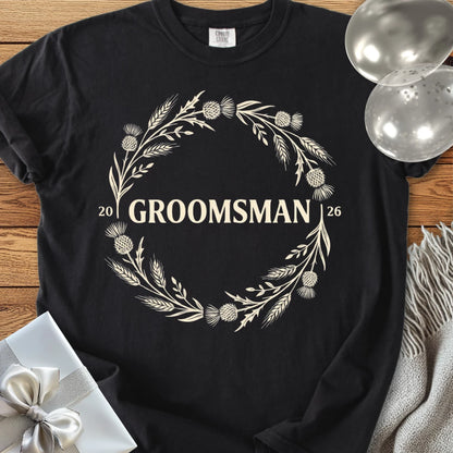 Groomsman 2026 - Premium Wedding T-Shirt