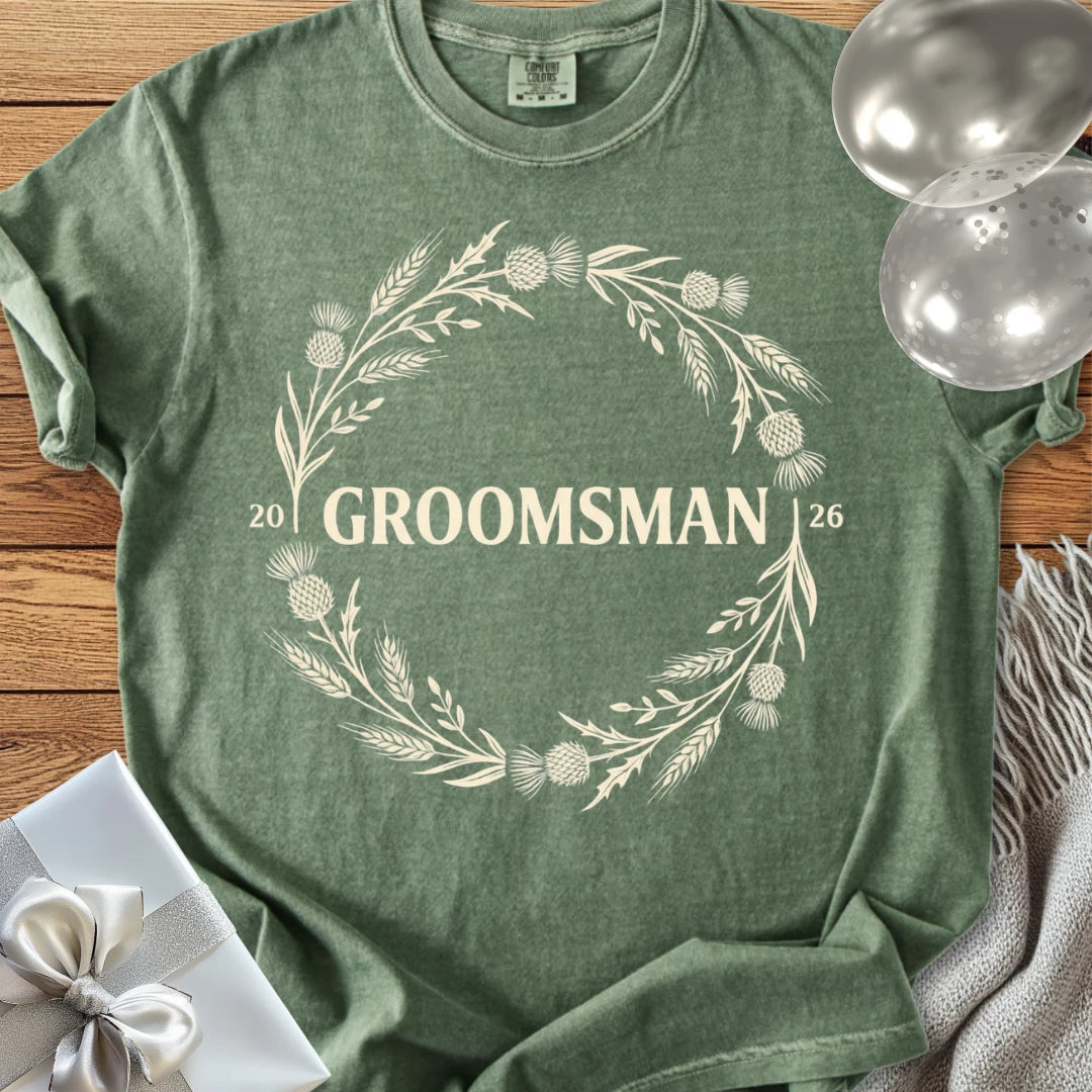 Groomsman 2026 - Premium Wedding T-Shirt