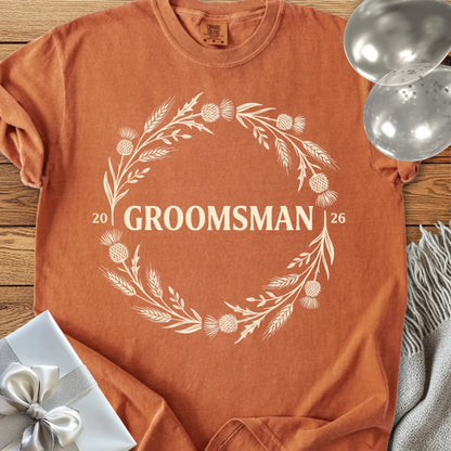 Groomsman 2026 - Premium Wedding T-Shirt