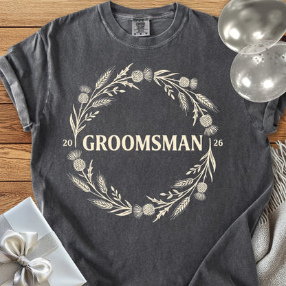 Groomsman 2026 - Premium Wedding T-Shirt