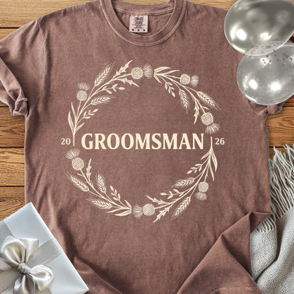 Groomsman 2026 - Premium Wedding T-Shirt