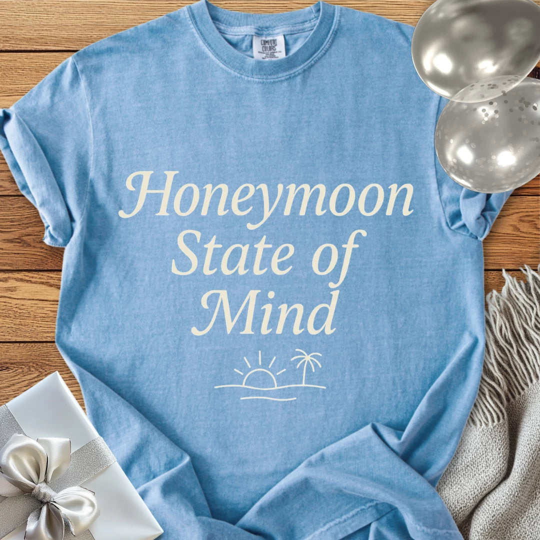 Honeymoon State of Mind - Premium "After the Vows" Wedding T-Shirt