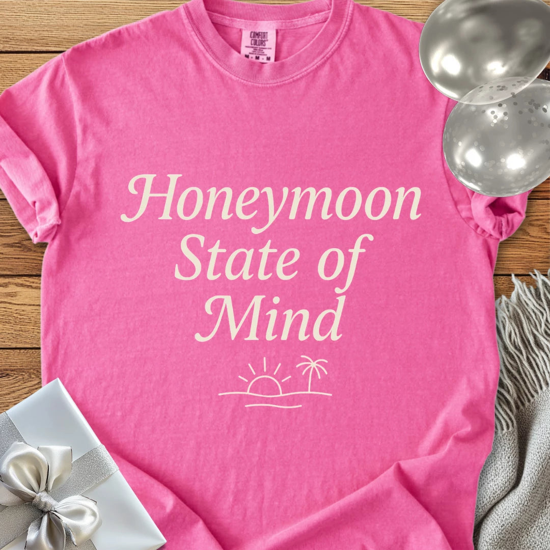Honeymoon State of Mind - Premium "After the Vows" Wedding T-Shirt