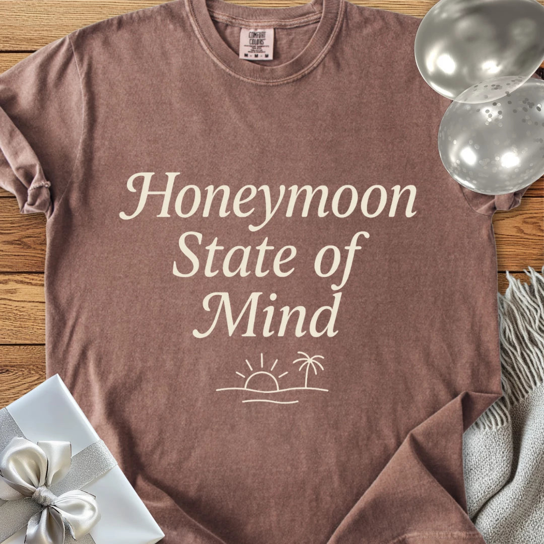 Honeymoon State of Mind - Premium "After the Vows" Wedding T-Shirt