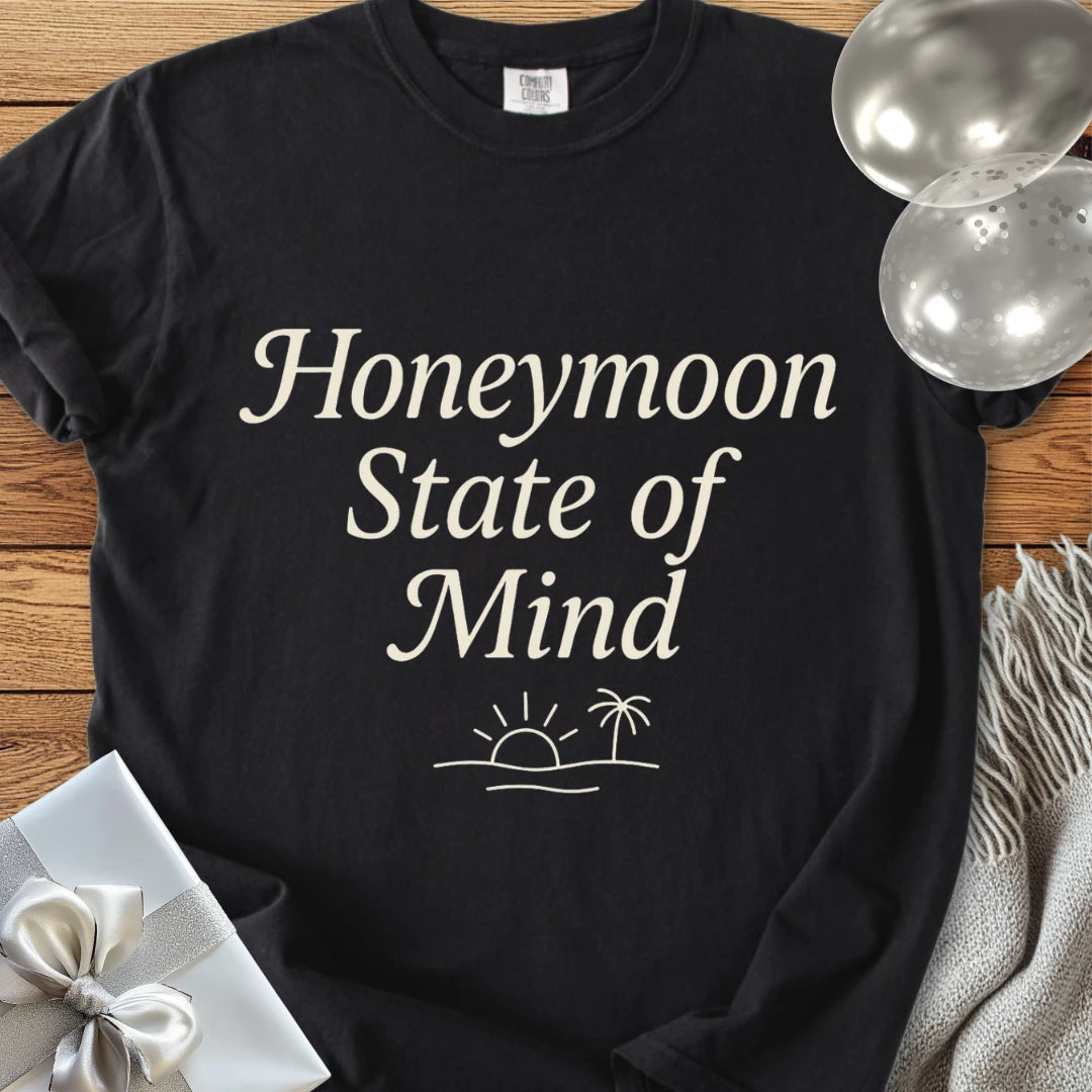 Honeymoon State of Mind - Premium "After the Vows" Wedding T-Shirt