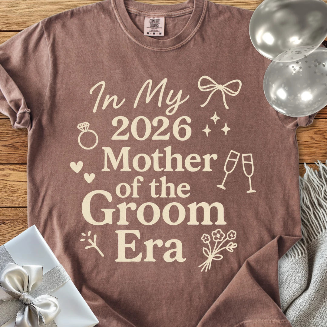 In My 2026 Mother of the Groom Era - Premium  Wedding T-Shirt