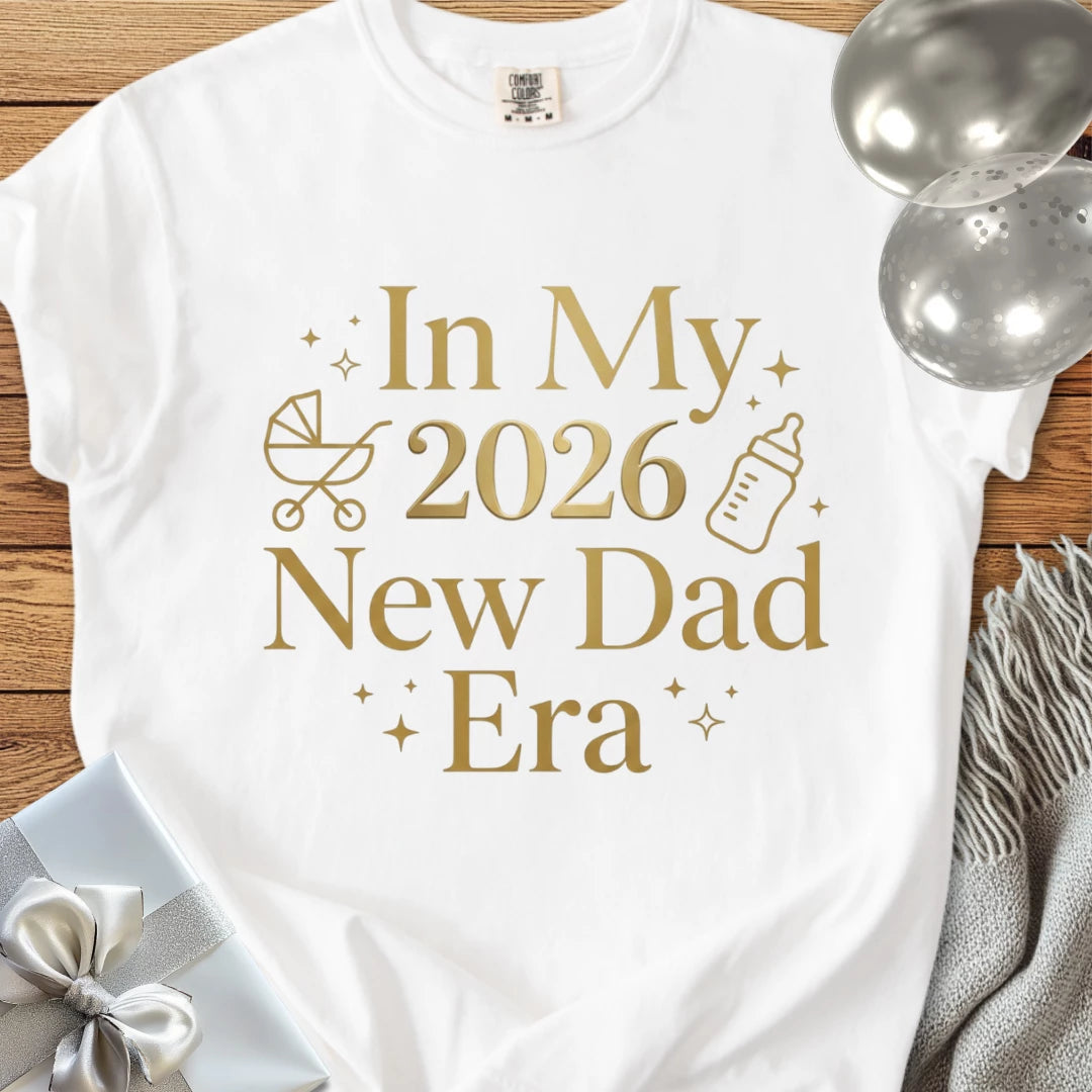In My 2026 New Dad Era - Premium New Baby T-Shirt