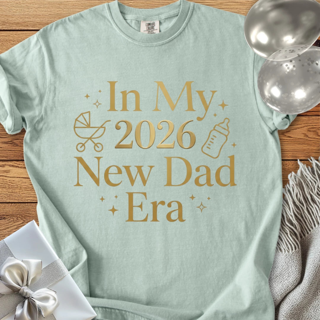 In My 2026 New Dad Era - Premium New Baby T-Shirt