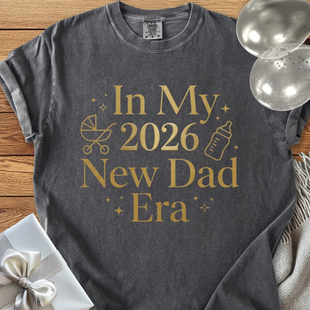 In My 2026 New Dad Era - Premium New Baby T-Shirt