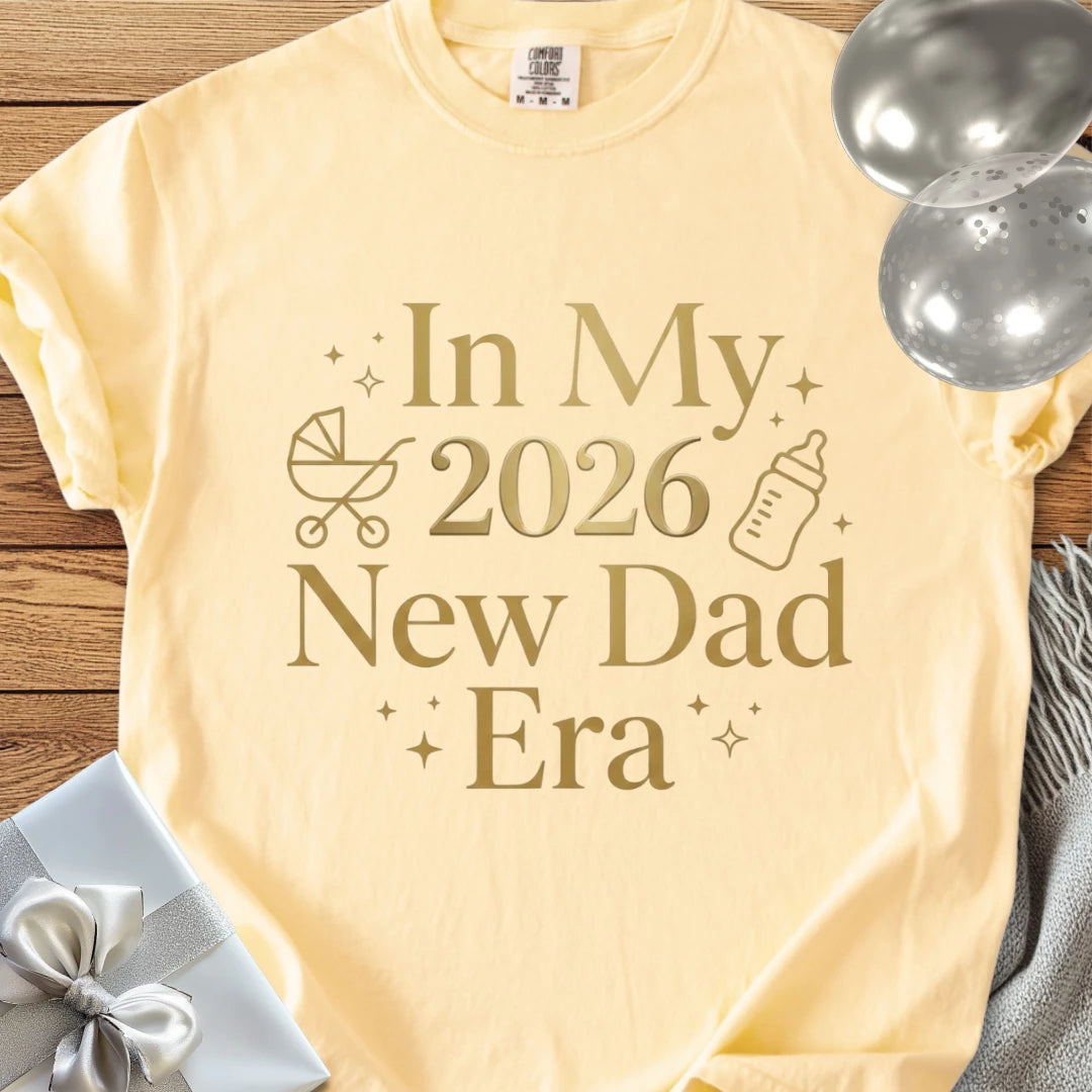 In My 2026 New Dad Era - Premium New Baby T-Shirt