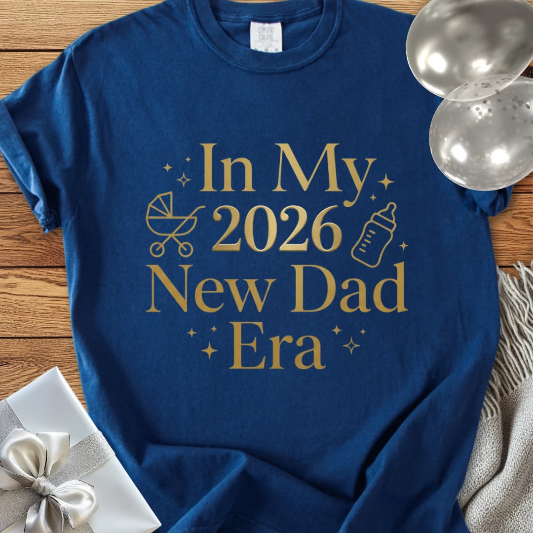 In My 2026 New Dad Era - Premium New Baby T-Shirt